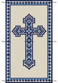 Fallahi Cross — Tatreez-Inspired Cross Phone Wallpaper | Set of 3